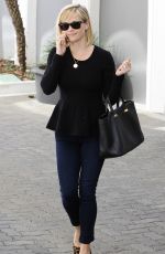 REESE WITHERSPOON in Jeans Out and About in Brentwood