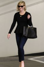 REESE WITHERSPOON in Jeans Out and About in Brentwood