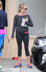REESE WITHERSPOON in Tight Legging Arrives at a Gym