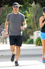 REESE WITHERSPOON Jogging in Santa Monica
