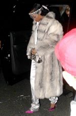 RIHANNA Arrives at the 40/40 Club in New York