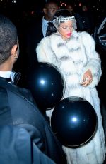 RIHANNA Arrives at the 40/40 Club in New York