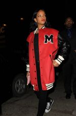 RIHANNA at 1 Oak Nightclub in Los Angeles