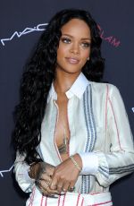 RIHANNA at 2014 Roc Nation Pre-Grammy Brunch in Beverly Hills