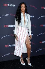 RIHANNA at 2014 Roc Nation Pre-Grammy Brunch in Beverly Hills