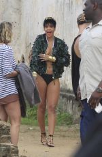 RIHANNA at Photoshoot for Vogue Brasil