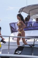 RIHANNA in Bikini at a Yacht in Rio De Janeiro