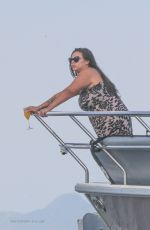 RIHANNA in Bikini at a Yacht in Rio De Janeiro