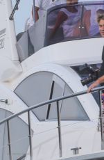 RIHANNA in Bikini at a Yacht in Rio De Janeiro
