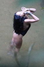 RIHANNA in Swimsuit at a Photoshoot in Rio De Janeiro
