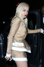RITA ORA Arrives at Chateau Marmont in Hollywood