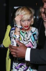 RITA ORA Leaves Chinawhites Club in London