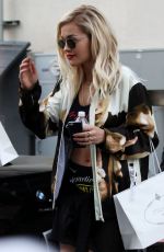 RITA ORA Out Shopping in Beverly Hills