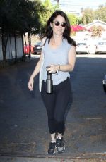 ROBIN TUNNEY Leaves a Gym in West Hollywood