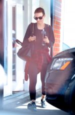 ROONEY MARA Leaves a Gym in Los Angeles
