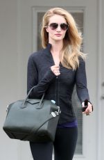 ROSIE HUNTINGTON-WHITELEY Leaves a Gym in Los Angeles