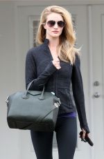 ROSIE HUNTINGTON-WHITELEY Leaves a Gym in Los Angeles