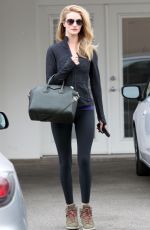 ROSIE HUNTINGTON-WHITELEY Leaves a Gym in Los Angeles