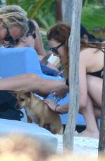 RUMER WILLIS in Bikini at a Beach in Miami