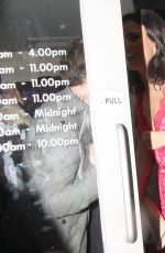SAM FAIERS, FERNE MCCANN and LUCY MECKLENBURGH Leaving Lot 104 in Brentwood