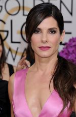 SANDRA BULLOCK at 71st Annual Golden Globe Awards
