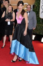 SANDRA BULLOCK at 71st Annual Golden Globe Awards