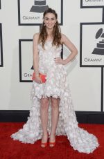 SARA BAREILLES at 2014 Grammy Awards in Los Angeles