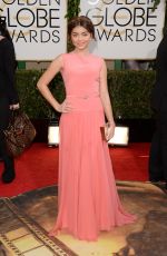 SARAH HYLAND at 71st Annual Golden Globe Awards
