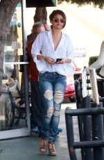 SELENA GOMEZ in Ripped Jeans Out in Los Angeles
