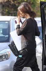 SELENA GOMEZ Leaves a Recording Studio in Santa Monica