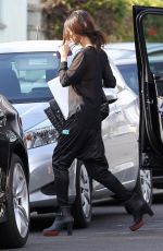 SELENA GOMEZ Leaves a Recording Studio in Santa Monica