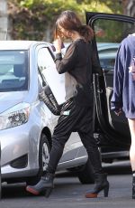 SELENA GOMEZ Leaves a Recording Studio in Santa Monica