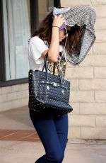 SELENA GOMEZ Leaves Tanning Salon in Enchino