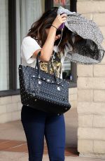 SELENA GOMEZ Leaves Tanning Salon in Enchino
