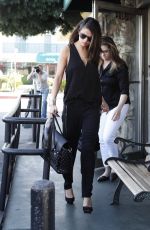 SELENA GOMEZ Out for Lunch in Tazana