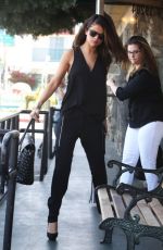 SELENA GOMEZ Out for Lunch in Tazana