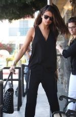 SELENA GOMEZ Out for Lunch in Tazana