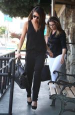 SELENA GOMEZ Out for Lunch in Tazana