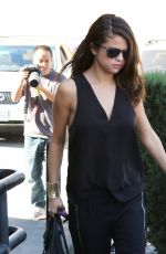 SELENA GOMEZ Out for Lunch in Tazana