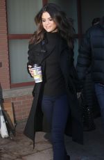 SELENA GOMEZ Out in Park City