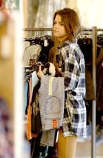 SELENA GOMEZ Out Shopping in Studio Cty