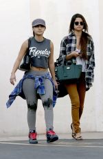 SELENA GOMEZ Out Shopping in Studio Cty
