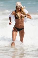 SHARNI VINSON in bikini at Cronulla  Beach in Sydney
