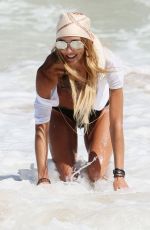 SHARNI VINSON in bikini at Cronulla  Beach in Sydney