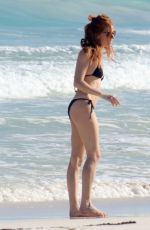 SIENNA MILLER in Bikini at a Beach in Mexico