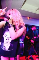 SKYE SWEETHAM in Leather Shorts at Sumo Cyco Big at Club Absinthe in Hamilton