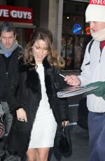 SOPHIA BUSH Arrives at The Today Show in New York