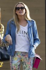 STEPHANIE PRATT and LUCY WATSON Leaves Nobu Resturant in Malibu 