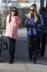 STEPHANIE PRATT and LUCY WATSON Out and About in Santa Monica