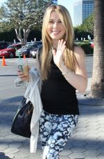 TARA LIPINSKI Out and About in Universal City 